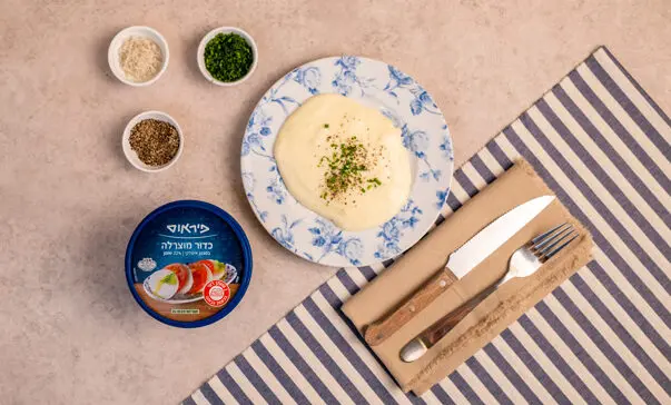 פירה עם מוצרלה