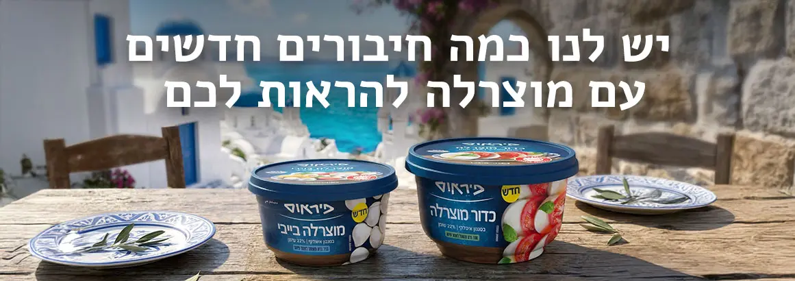 יש לנו כמה חיבורים חדשים עם מוצרלה להראות לכם