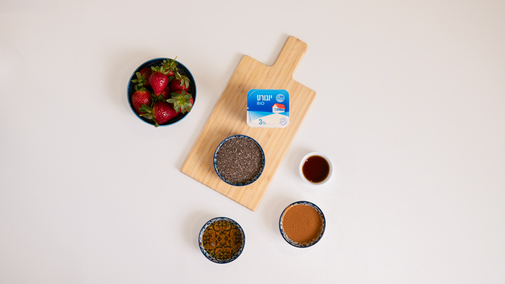 מרכיבים ליוגורט צ׳יה