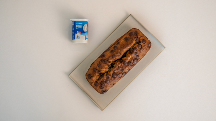 בננה ברד יוגורט עם יוגורט תנובה.