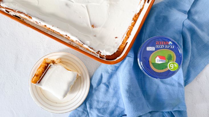 עוגת גבינה אפויה נוסטלגית