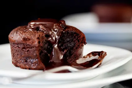 עוגת שוקולד חמה אישית
