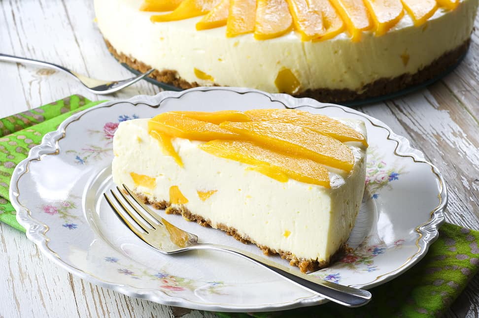 מתכון לעוגת גבינה ומנגו קלה להכנה