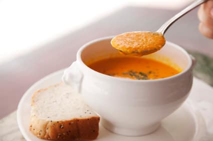 מרק כתום קטיפתי