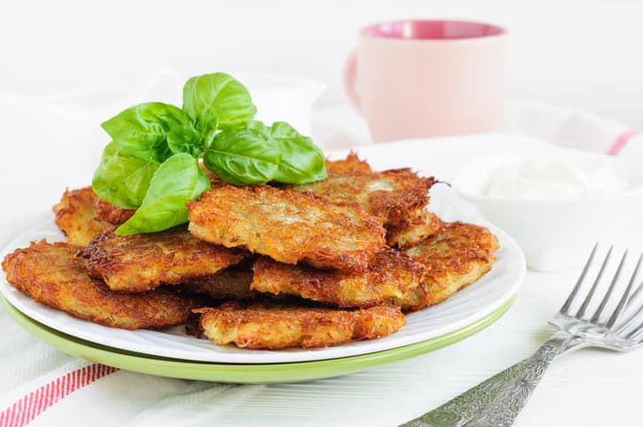 לביבות תפוח אדמה וגבינה