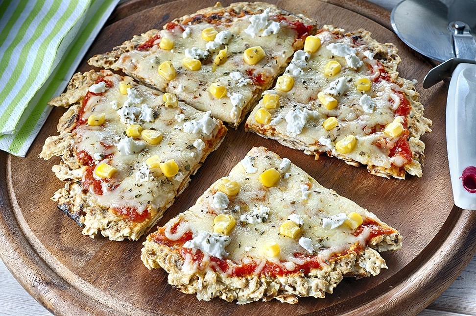 פיצה על בסיס מצות קראנצ'י