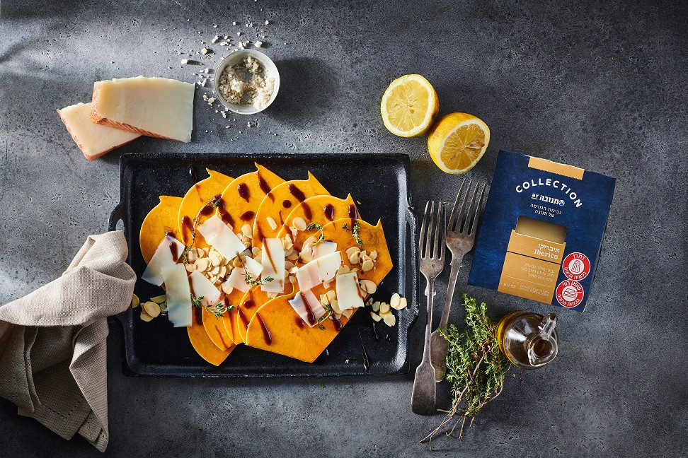 קרפצ׳יו דלעת עם איבריקו