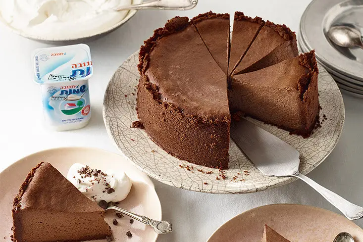 מתכון עוגת גבינה שמנת ושוקולד